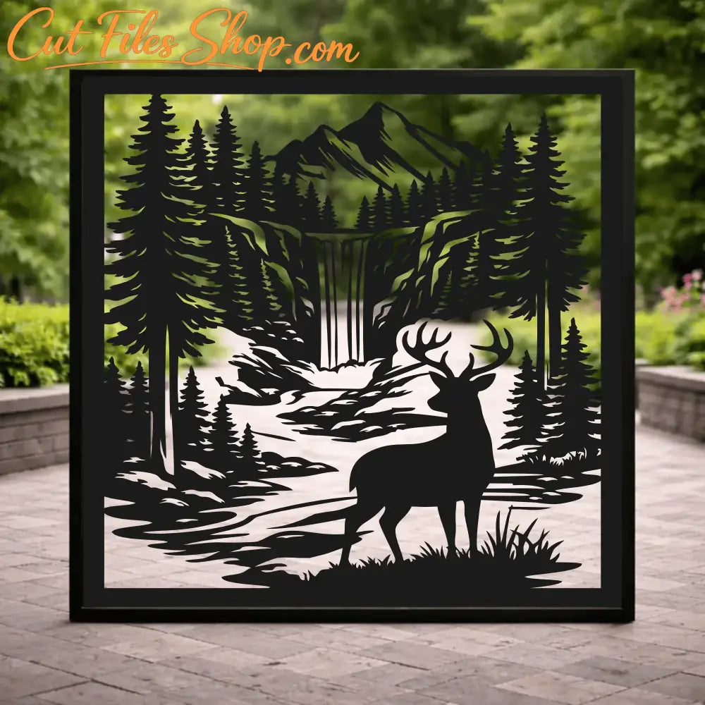 Wildlife Farm DXF SVG Files for CNC Plasma Laser – Mountain Ranch Fence Panels Gate & Railing Designs - Digital Artwork