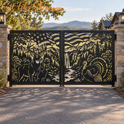 gate laser cut design