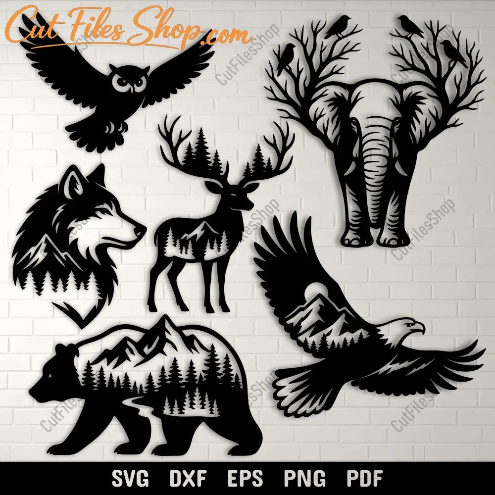 wildlife animal svg collection