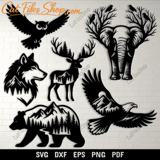 wildlife animal svg collection