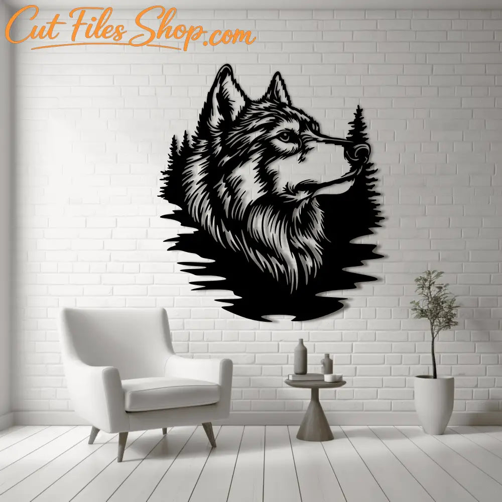 Wolf Scene SVG | Sublimation, Printable, Cutting Files