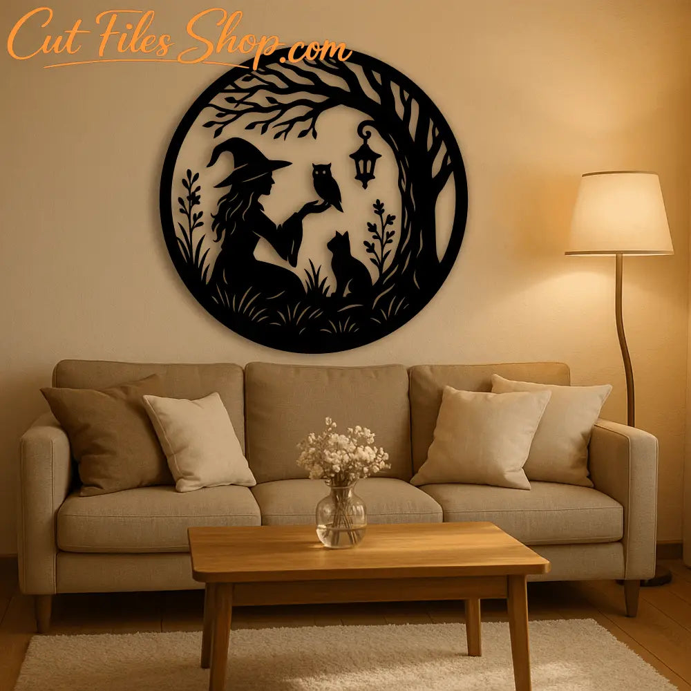 Halloween round panels SVG DXF PNG for CNC and plasma
