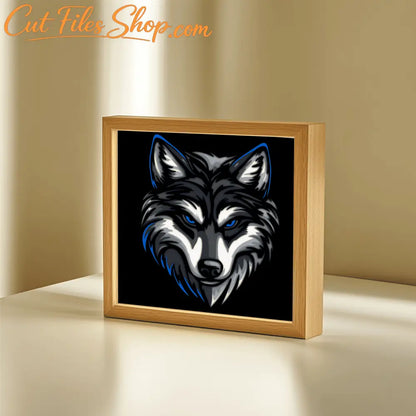 Wolf 3D Layered Cut Files – CNC, Laser & Papercraft Design