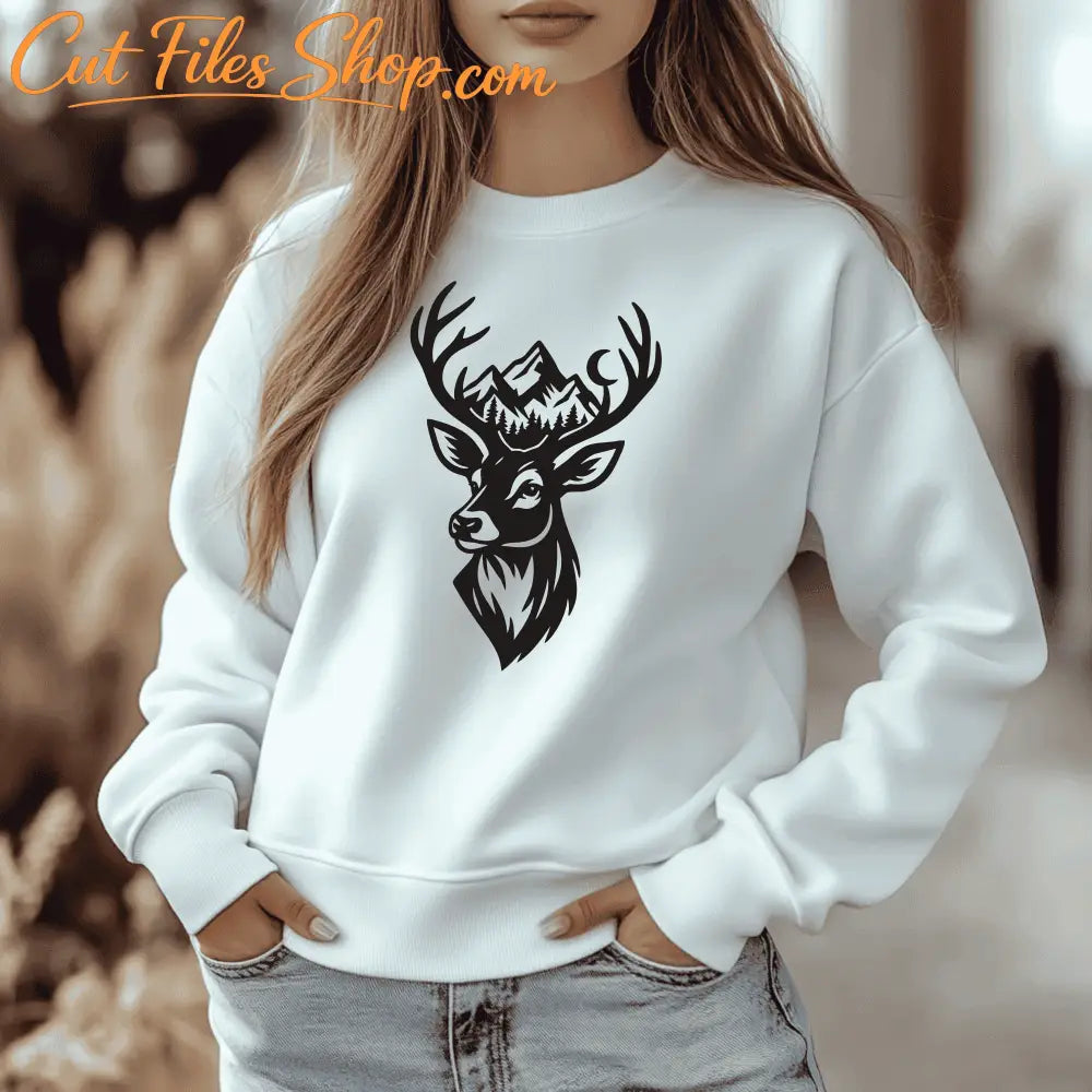 Deer and wolf SVG for Cricut and sublimation projects