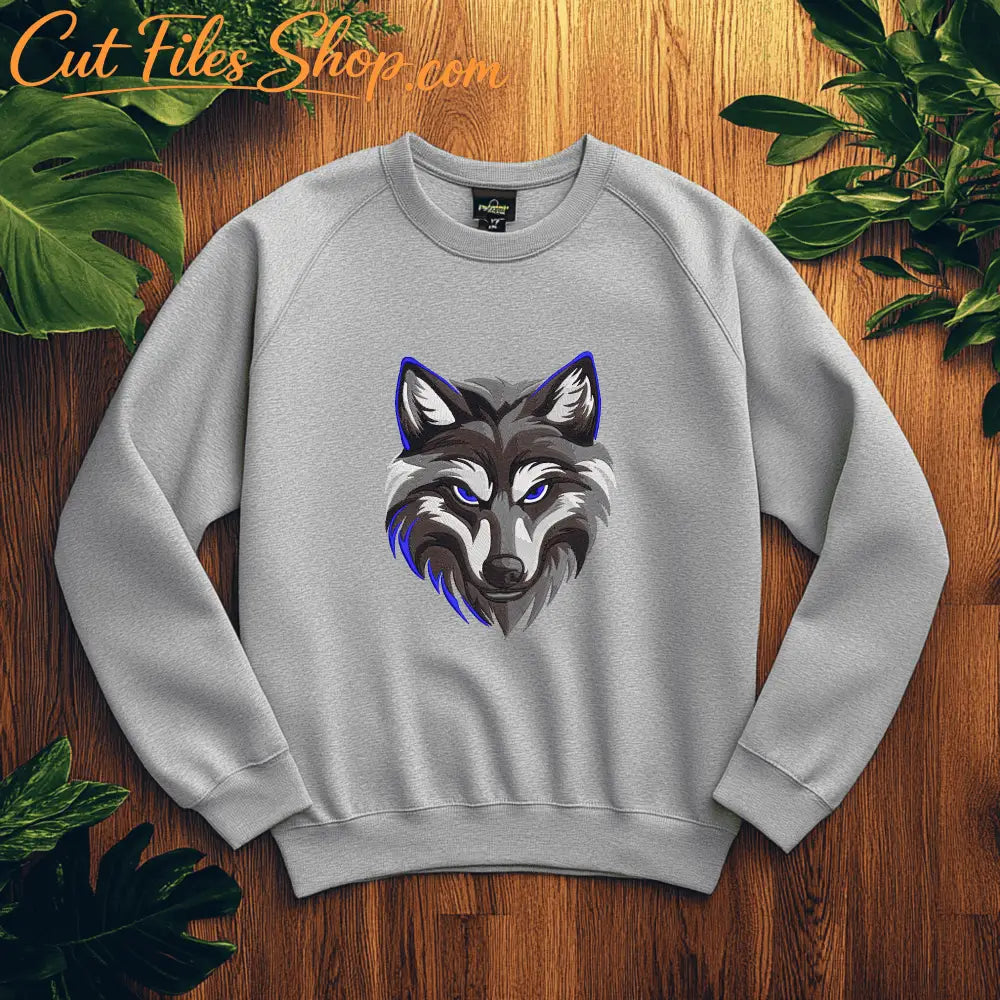 wolf embroidery file for brother janome machines