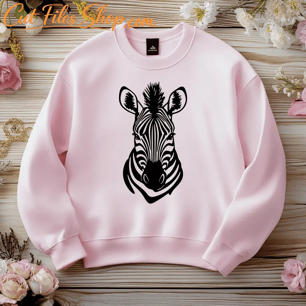Zebra DXF for CNC Plasma Cutting, SVG for Cricut, Sublimation Printable, Laser Engraving Art