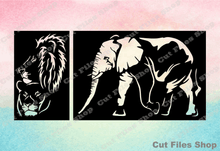 Load image into Gallery viewer, Animals for cricut, cricut files, tshirt png, cricut design space, png designs, png download
