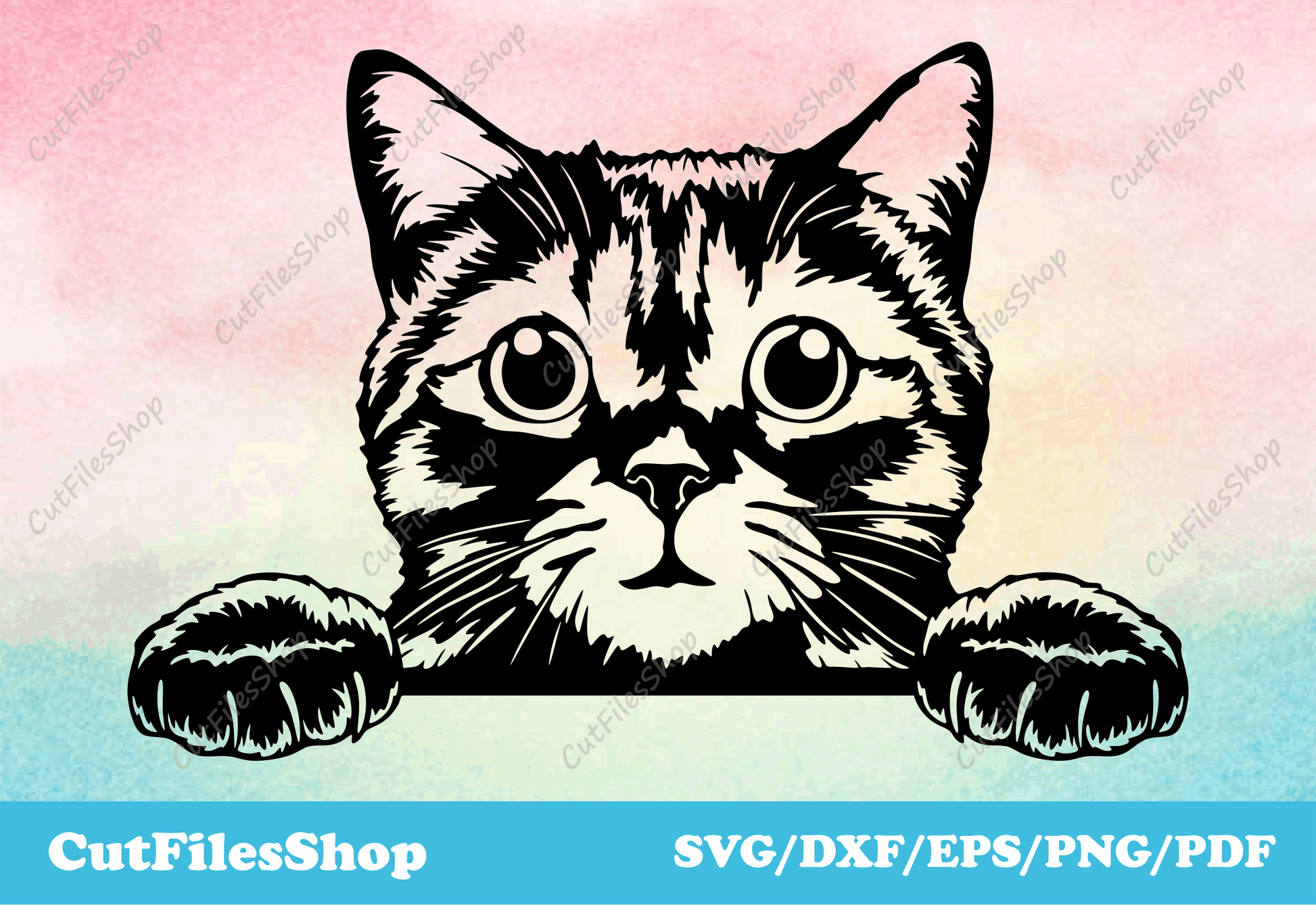 Peeking cat svg for cricut, cute pets for laser cutting, t-shirt graphics, Svg for vinyl cutting