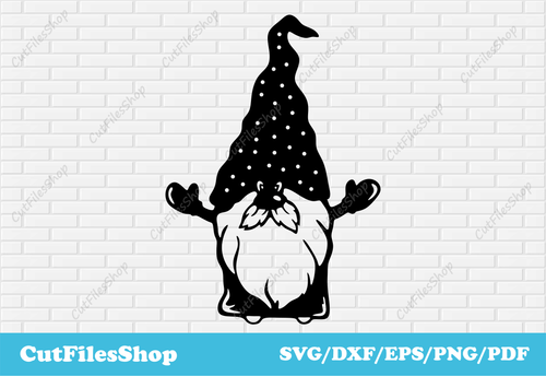 FREE Christmas Gnomes SVG, Gnome SVG for Cricut, Christmas gnome SVG for cricut, Cute Gnome SVG, Gnome SVG cut file, Craft files for cricut, free svg christmas, christmas dxf free download, gnome svg bundle, free dxf files for plasma, free cnc files for laser