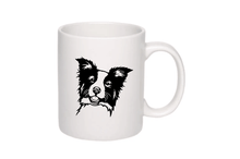 Load image into Gallery viewer, border collie svg download, svg instant download, paper cut dxf, cup svg designs, dxf scenes, dxf dog, pets svg for cricut
