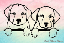 Load image into Gallery viewer, Cute dogs cut files, dogs for cricut, png files for cricut, cute animal clipart
