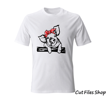 Cute pigs svg, DXF files for CNC router, paper cutting files, peeking pig svg, pig dxf, pig shirt svg, pig for cricut, free vector images, digital prints svg, sticker craft svg, cutting files svg, pig png dxf, farm cute animals scene dxf svg png