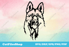 Load image into Gallery viewer, Vector Images for Cricut &amp; Silhouette, DXF files for Laser &amp; Plasma cutting, instant download DXF/SVG/PNG/EPS/PDF files, pet png files, dog for cricut, cute animals, png images for sticker, svg for vinyl cutting, files for cnc machines, dxf for laser cut, download dxf files, download cnc files
