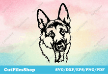 Load image into Gallery viewer, Pets SVG images for Cricut and Silhouette Cameo, DXF for Laser cutting, DXF for plasma Cutting, Silhouettes dxf, Dog SVG Files for Cricut, Dog Cut file, animal svg, Printable files, vector dog vinyl, Digital images
