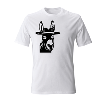 Load image into Gallery viewer, cricut downloads, cnc files, cricut vinyl, dxf for laser, tshirt svg, t shirt vector images, t shirt vector art, t-shirt designs svg, donkey dxf, donkey for cricut
