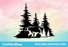 Load image into Gallery viewer, Dxf files for CNC Machines - Laser, Plasma and WaterJet CNC Cutting, SVG files for Silhouette Cameo, SVG for Cricut, Vinyl Cutting
