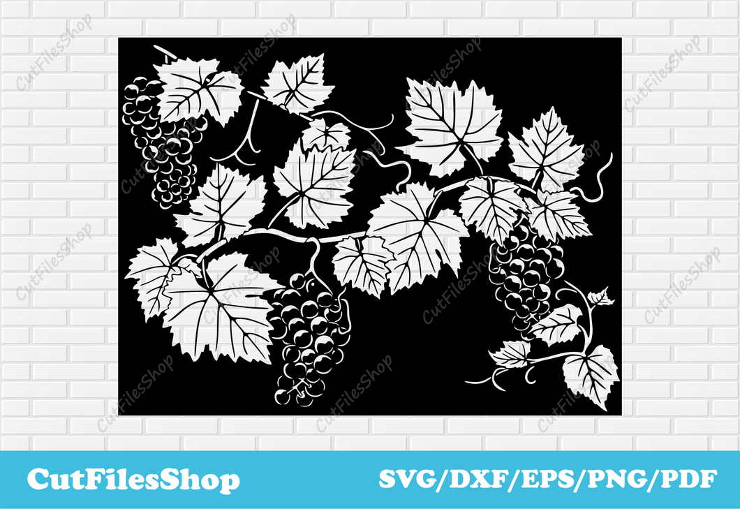 DXF file packages, Grape vector files, dxf railing panels, dxf wall panels, Laser Cutting, Plasma Cutting, wall design dxf