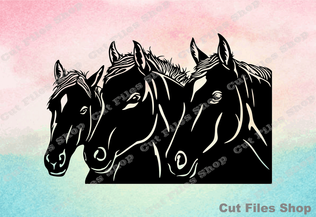 Horses cut file, horse svg, horse art, for cricut, cricut svg files download, svg cuts for cricut