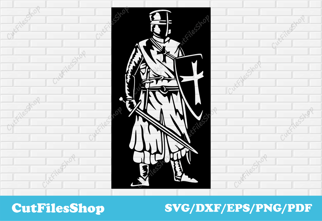 Knight svg cut files for cricut, dxf decor for laser cutting, svg art for shirt designs, Cut Files Shop, scrapbook svg images, wall art svg, knight dxf files
