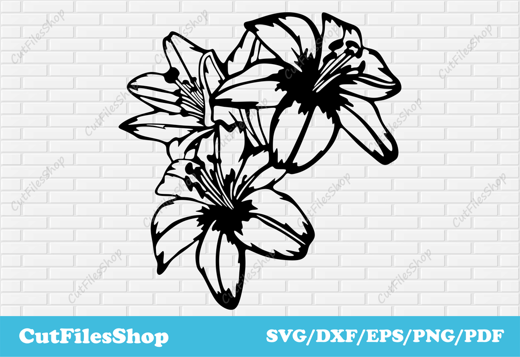 Roses SVG , Clipart PNG - Flower SVG Cut Files for Cricut and silhouette