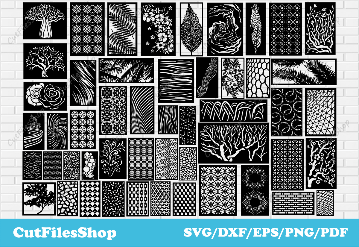 Panel Design Dxf DXF Panels for Laser Cutting,CNC Plasma cut files,Wall panel – Cut ...