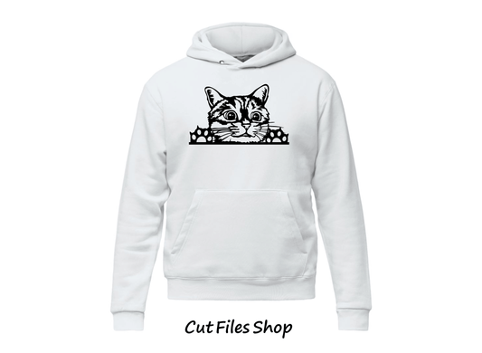 Peeking Animals Vector Images, Cricut SVG files, Images for T-shirt designs, Cat svg dxf files, Digital files for Silhouette Cameo, DXF Laser files, Plasma Cutting Metal files