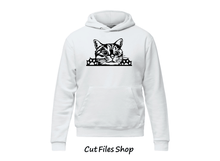 Load image into Gallery viewer, Peeking Animals Vector Images, Cricut SVG files, Images for T-shirt designs, Cat svg dxf files, Digital files for Silhouette Cameo, DXF Laser files, Plasma Cutting Metal files
