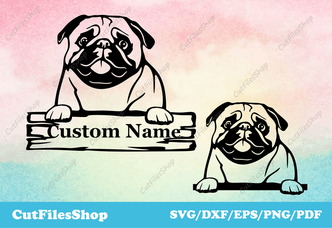 Custom pet portrait, cricut cut files, custom design, custom pet art, cut files for cricut
