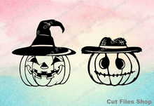Load image into Gallery viewer, Halloween, Halloween pumpkin, scary pumpkin, SVG, DXF, fall svg, Halloween png
