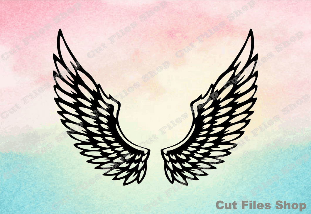 Angel wings svg, wings svg, svg bundle, love svg, file laser cut, files for web design, cnc dxf, cnc vector files, laser cutting files, valentines day for cricut, valentines day vector images, valentines day dxf files