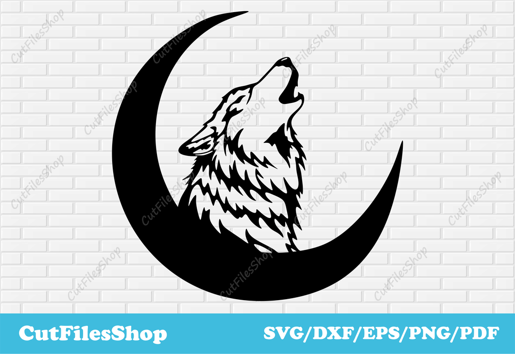 SVG wolf for cricut, wolf dxf file, wolf vector images, Files for cricut, Laser files, Plasma Cutting, wolf silhouette cameo, wolf png